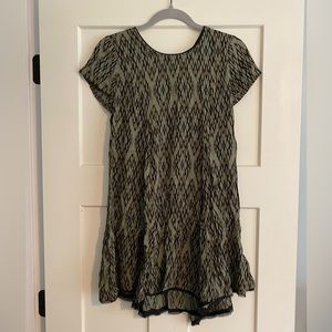 Urban Outfitters Silence + Noise mini dress- Olive and Black XS